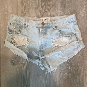 One Teaspoon Bandit Shorts - size: 27
